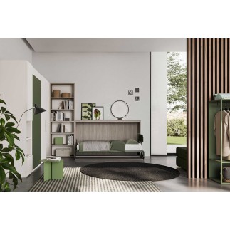 Modular Wall with Two Foldaway Beds - Capri | IsaProject