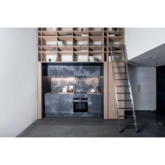 Cucina a scomparsa in pietra - T45 - Cucine Moderne - ISA Project