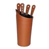 Fireplace tools in leather - Nilar