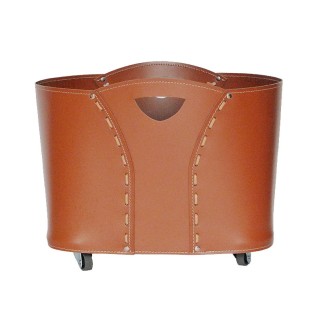 Design Firewood Holder in Leather - Volta | Limac Design