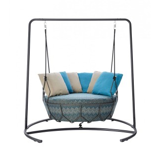 Swing Sofa with frame in steel - Gravity | ISA Project