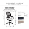 Scrivania con Mobiletto Home Office - Andrea