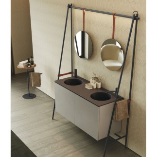 Bathroom Cabinet with Double Sink - Altalena 2 | Colavene