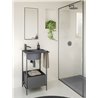 Bathroom composition with square sink cabinet - Pilotì 3