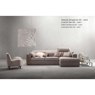 Sofa with Storage Peninsula - Zippy | Samoa Divani