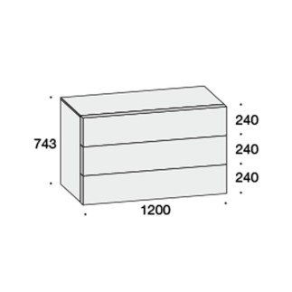Comò 3 cassetti - Valeo | ISA Project