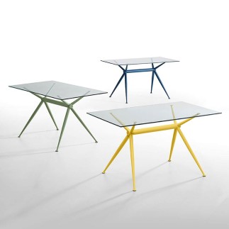 Tavolo con piano in vetro - Brioso | Midj