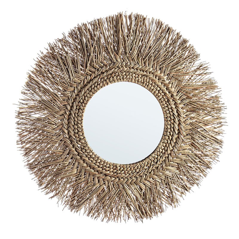 Round Mirror in bamboo - Batak | ISA Project