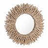 Round Mirror in wood- Saray