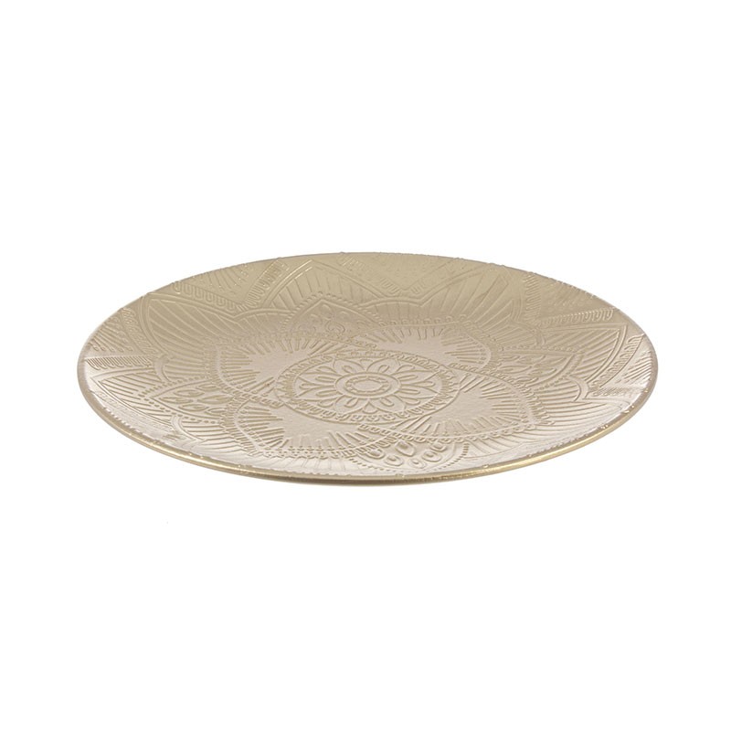 Set Piatti Design Oro - Mandala | Accessori Arredo Casa | ISArreda