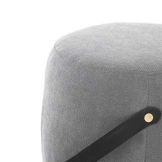 Pouf in Fabric with Handle - Liam | Tomasucci