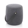 Pouf in fabric with handle - Liam