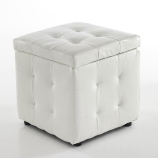 Container Pouf in Similar-leather - Serge | IsArreda