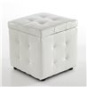 Container Pouf in leatherette - Serge