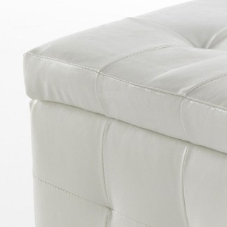 Container Pouf in Similar-leather - Serge | IsArreda