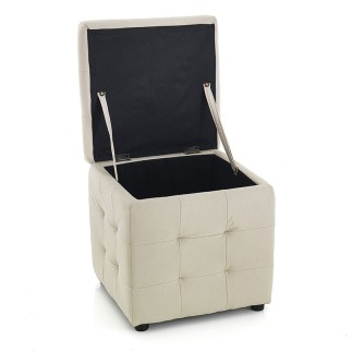 Container Pouf in Similar-leather - Serge | IsArreda