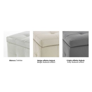 Container Pouf in Similar-leather - Serge | IsArreda