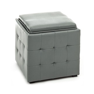 Container Pouf with tray - Renè | IsArreda