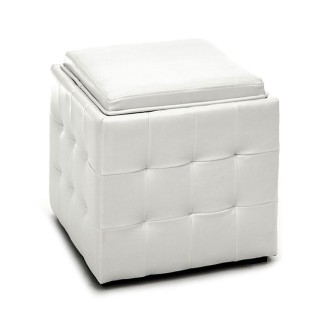 Container Pouf with tray - Renè | IsArreda