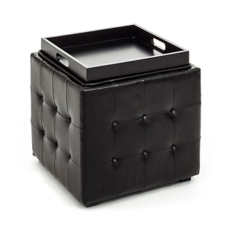 Container Pouf with tray - Renè | IsArreda