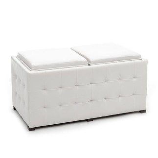 Ecoleather Container Pouf - Renè Double | IsArreda