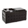 Double Container Pouf with tray - Renè Double