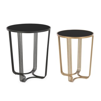 Set 2 Coffee tables in rattan and steel - Afef | ISArreda