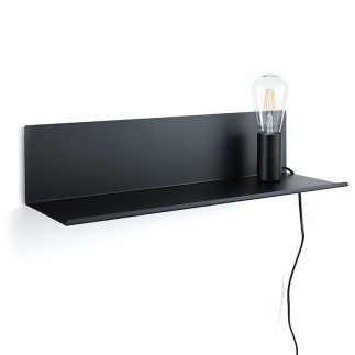 Metal Shelf with Lamp - Ariel