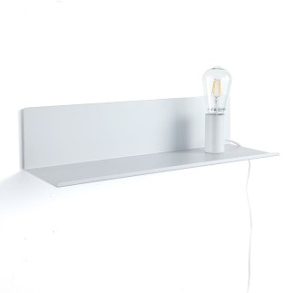 Metal Shelf with Lamp - Ariel | Tomasucci