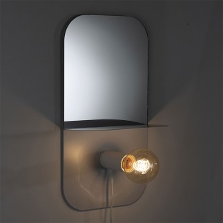 Mirror with Magnetic Lamp - Alma