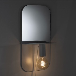 Mirror with Magnetic Lamp - Alma | Tomasucci