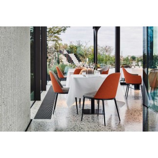 Sedia imbottita colorata - Lea | Midj