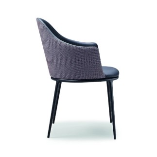 Upholstered Chair with Armrests - Lea | Design Furniture | ISA Project