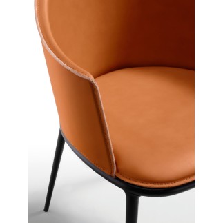 Upholstered Chair with Armrests - Lea | Design Furniture | ISA Project