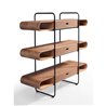 Bookcase with wooden shelves - Apelle