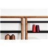 copy of Modular bookcase with glass shelves - Siena