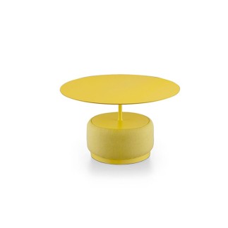 Tavolino da Caffè Rivestito in Tessuto H.40/50 cm - Bloom | Midj