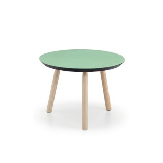 Coffee table with leather top - Suite | Midj
