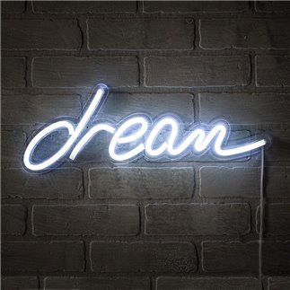 Scritta Dream Luce a Neon - Sogna