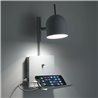 Abat Jour Lamp with usb socket for smartphone - Perry