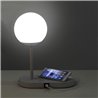 Lampada Abat Jour Led con presa USB in metallo - Luke