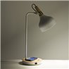 Table Lamp with usb socket and charger wireless - Berry