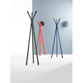 Clothes hanger in fabric and leatherette - Pippi | Midj