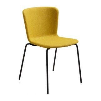 Stackable upholstered chair - Calla | Midj