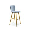 Padded stool H. 65/75 cm - Calla