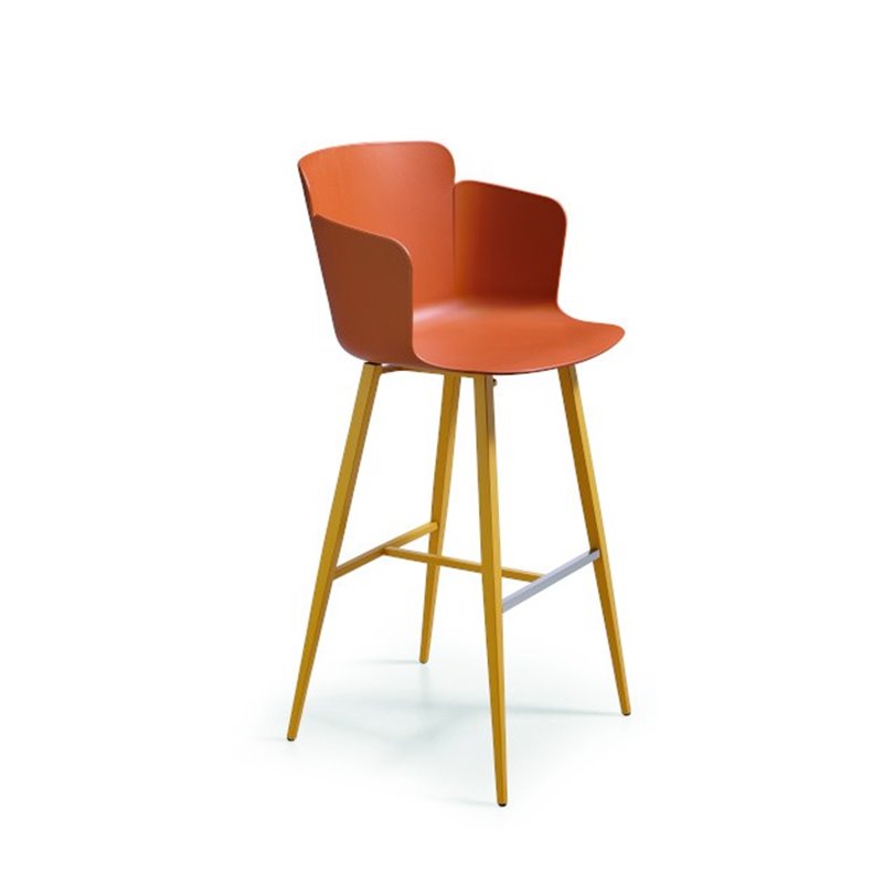 Sgabello con braccioli H.65/75 cm - Calla | Midj