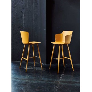 Stool with armrests H. 65/75 cm - Calla