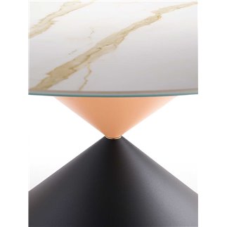 Tavolo Rondo con Piano Ceramica - Clessidra | MidJ