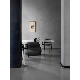 Tavolo Rettangolare con Piano in Vetro - Gran Sasso | Midj