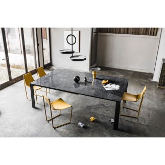 Extendable Table with Ceramic Top - Marcopolo | Midj